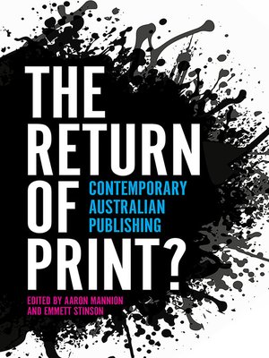cover image of The Return of Print?